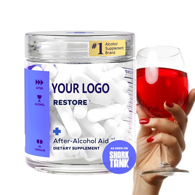 Vegan Liver Supplement Factory - DHM + L-Cysteine Fights Hangovers Milk Thistle