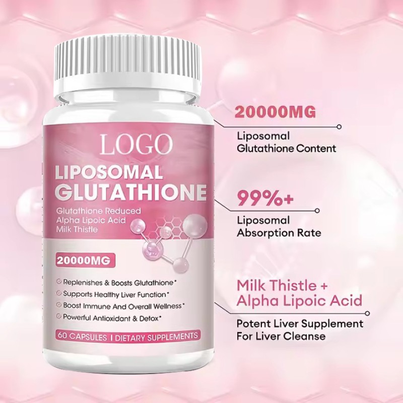 Glutathione Capsules Factory - ODM/OEM L-glutathione Skin Whitening Collagen