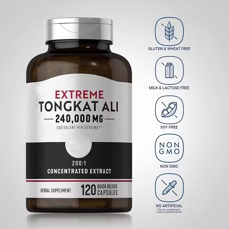 Tongkat Ali Capsules Factory - OEM/ODM Extra Strength Maca Root Energy