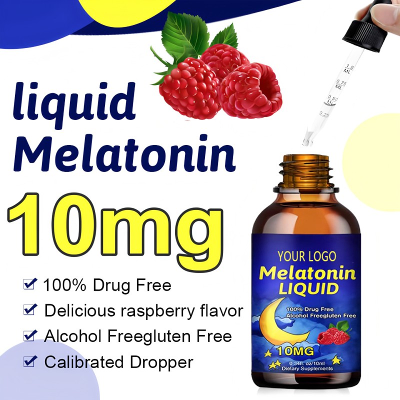 Melatonin Drops Factory - OEM ODM Private Label Sleep Aid Supplement