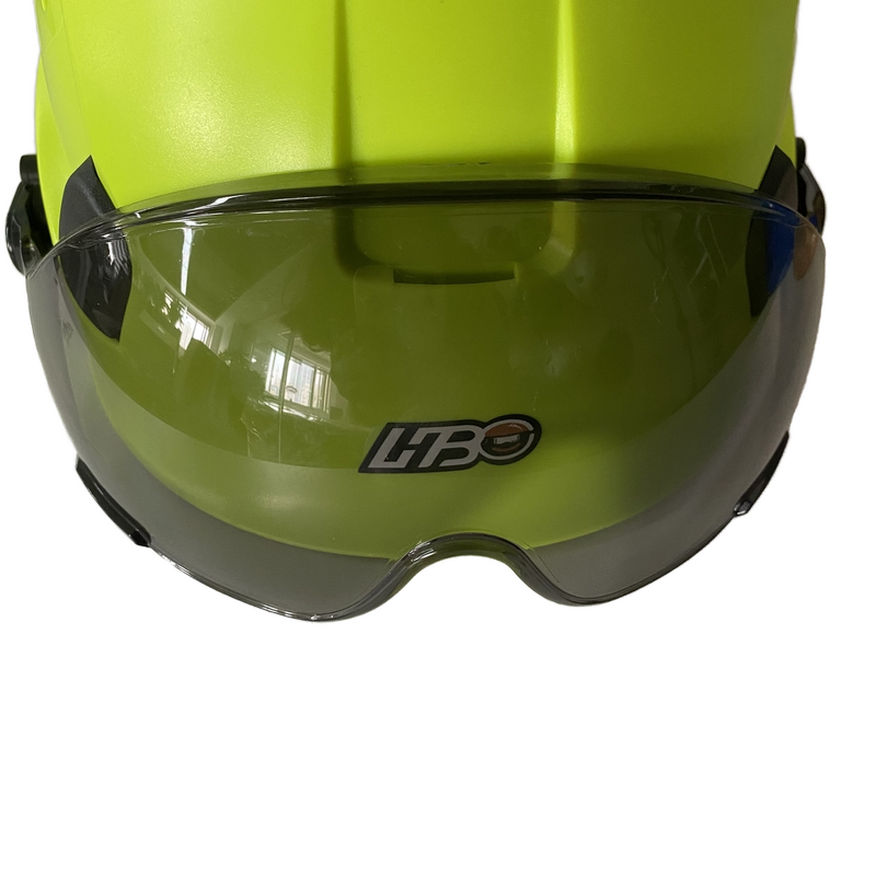 Safety Visor Manufacturer - PPE Product PC Exterior for Safety Helmet clear Black