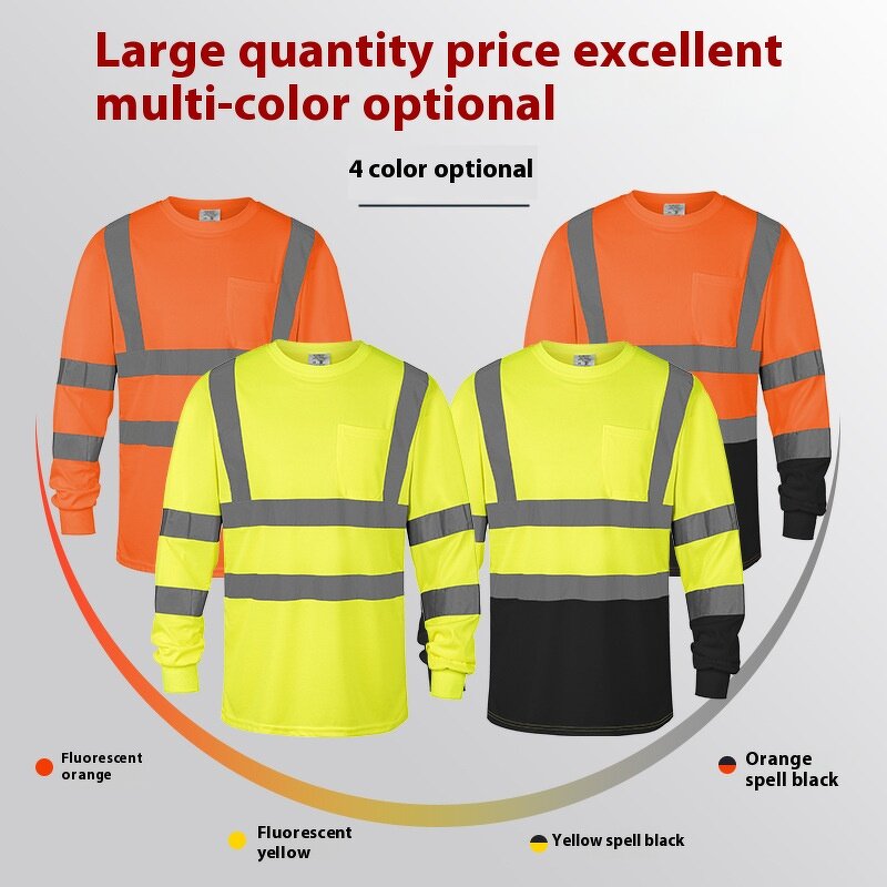 Safety T-Shirts Manufacturer - HBC Wholesale High-Visibility Road Construction