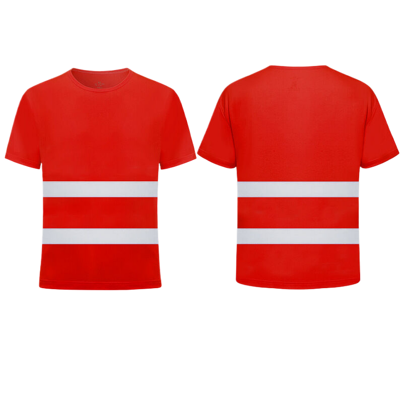 Safety Shirt Manufacturer - HBC Men's High Visibility 100% Polyester Reflective