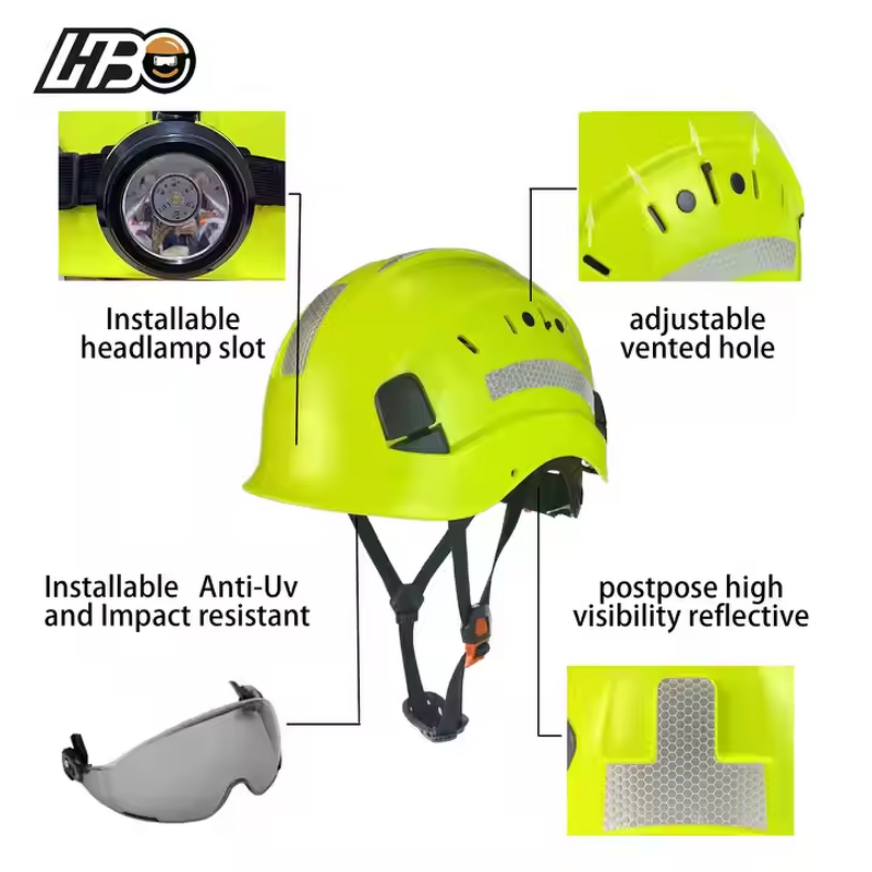 Safety Helmet Manufacturer - HBC ABS Durable Hard Hat for Construction Industrial Hiking