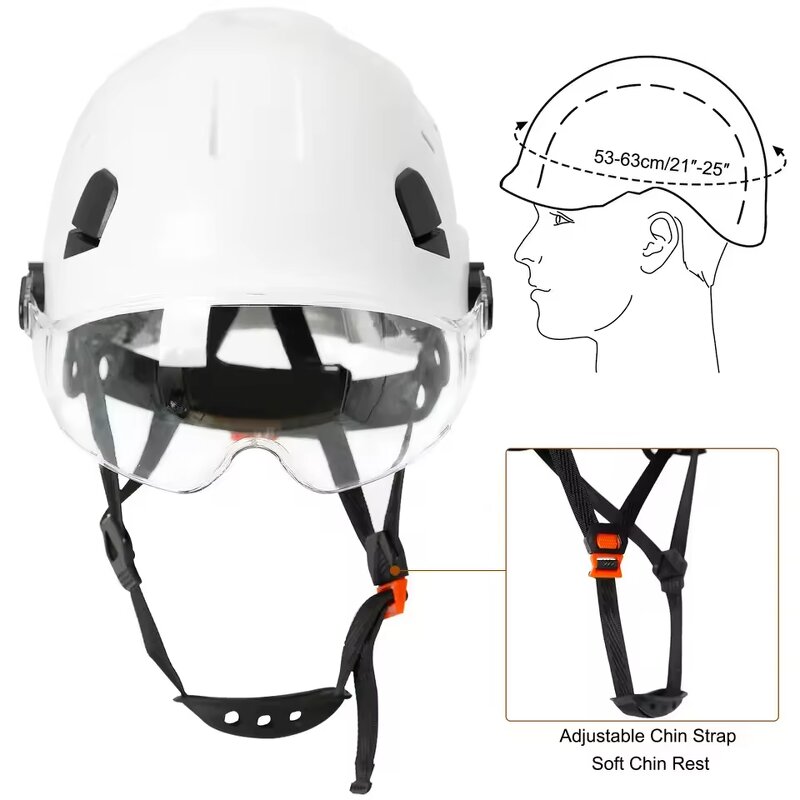 Safety Hard Hat Manufacturer - HBC ABS Rock Sports High Protection with Goggles