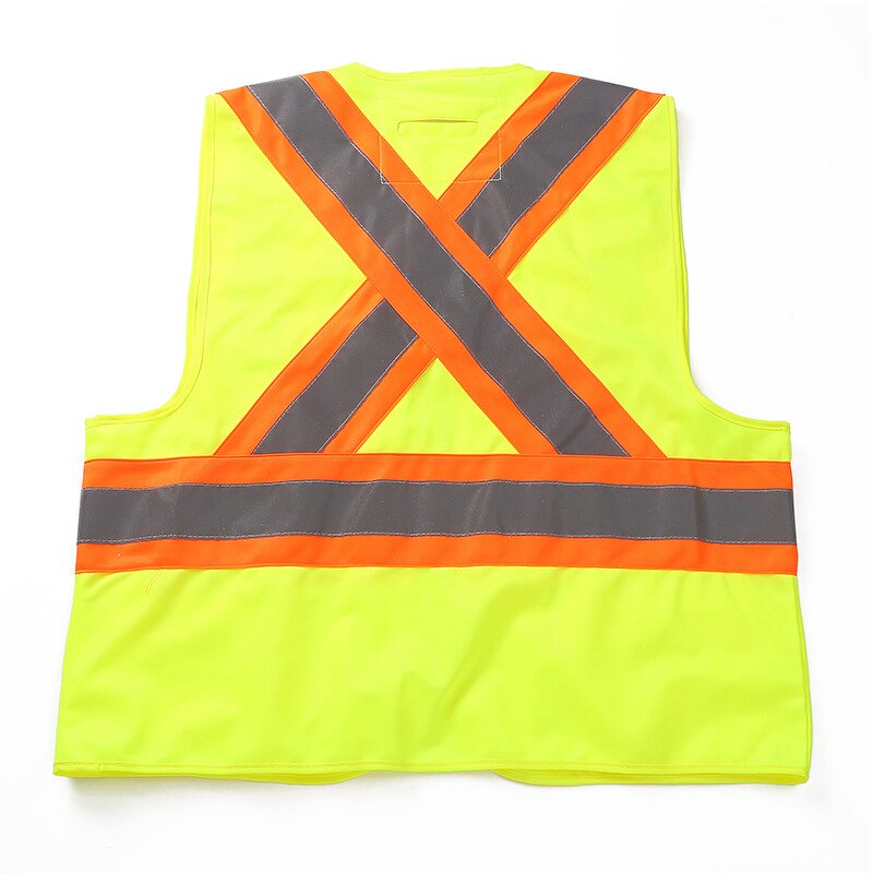 Safety Work Vest Manufacturer - HBC Custom Men's Hi Vis Cotton with Reflective Tapes