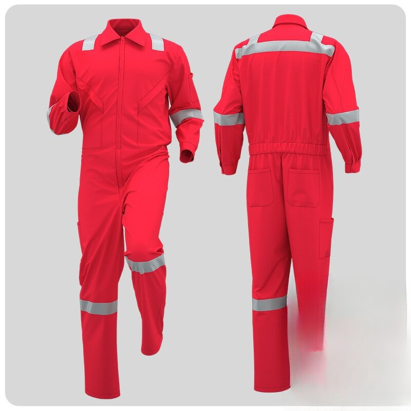 Safety Clothing Manufacturer - HBC Mechanic Worker Jumpsuit One Piece Cotton Adults