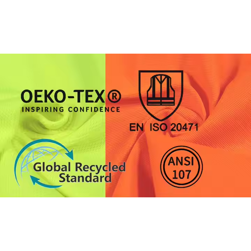 Safety Shirt Manufacturer - HBC Custom Wholesale Hi Vis Reflective Long Sleeve