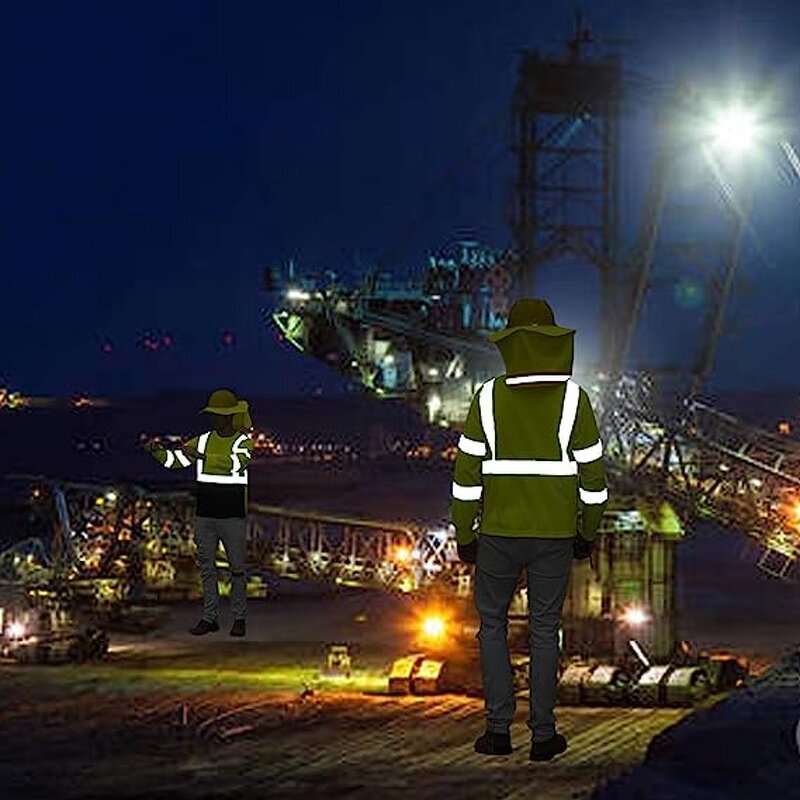 Uniform Shirt Manufacturer - HBC Custom Breathable Construction Hi Vis Reflective Mesh