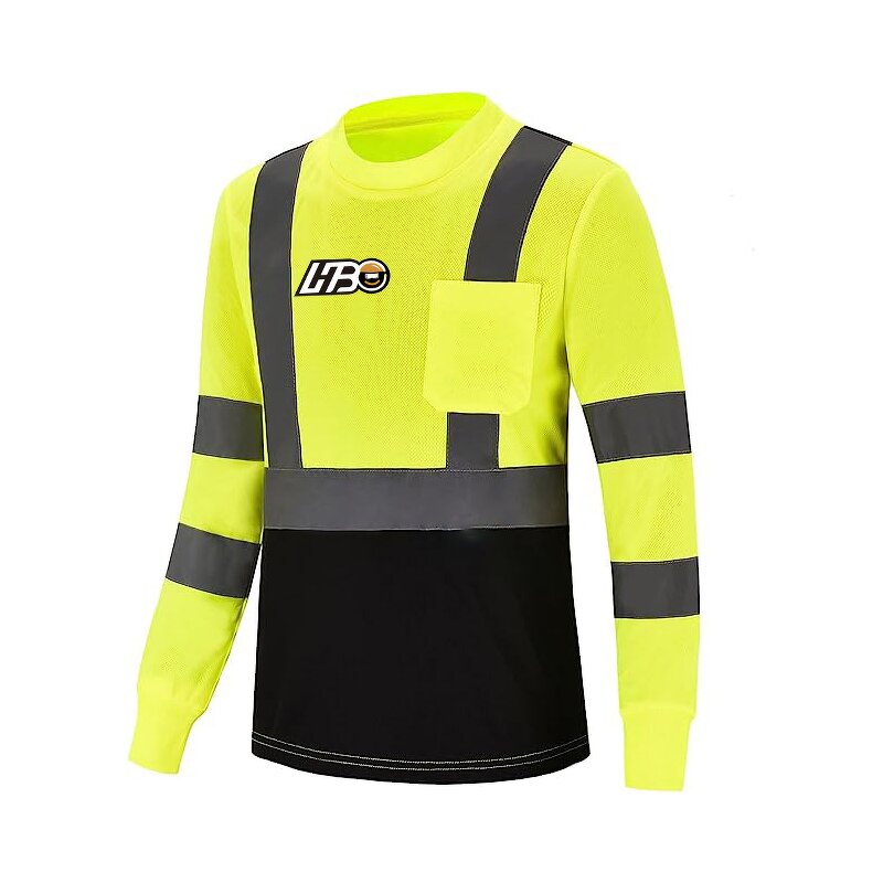 Uniform Shirt Manufacturer - HBC Custom Breathable Construction Hi Vis Reflective Mesh