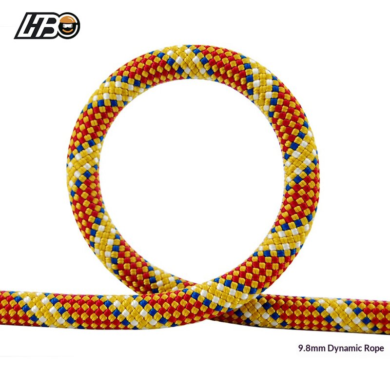 Climbing Rope Manufacturer - HBC Nylon 9.8mm for Rock Ice Climbing High-altitude Work
