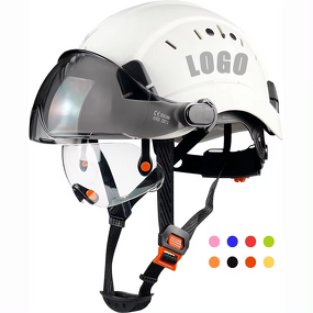 Safety Helmet Manufacturer - HBC ABS Shell CE EN397 ANSI with Inner & Outer Visor