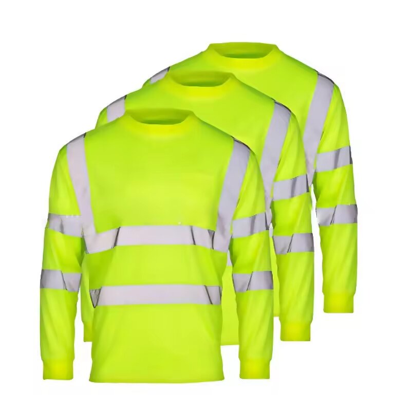 Safety T-shirt Manufacturer - HBC High Visibility Construction Fluorescent Custom