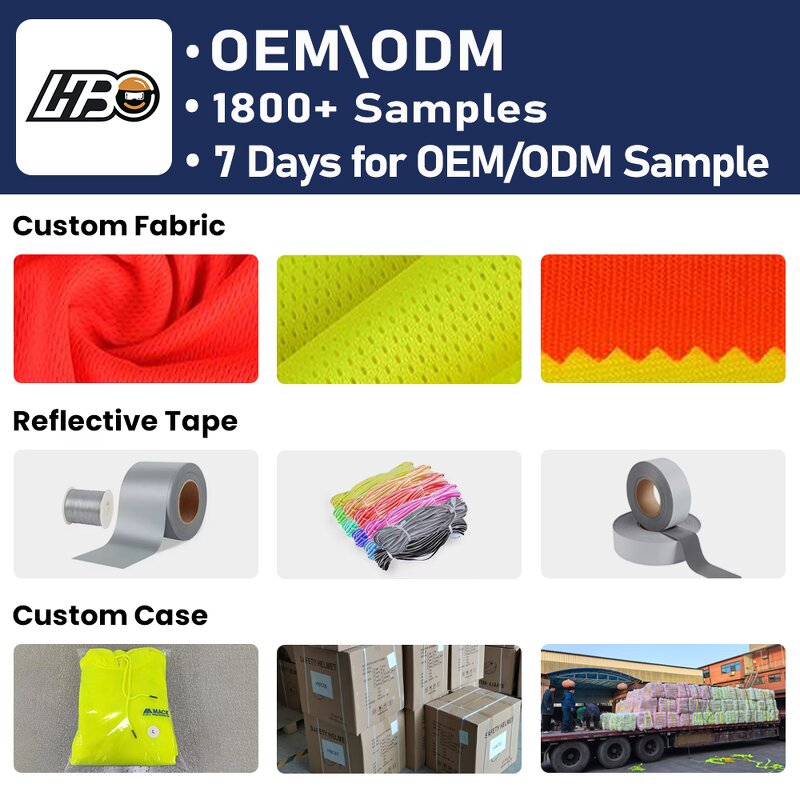 Safety Vest Manufacturer - HBC ANSI Reflective with Segmented Heat Transfer Design