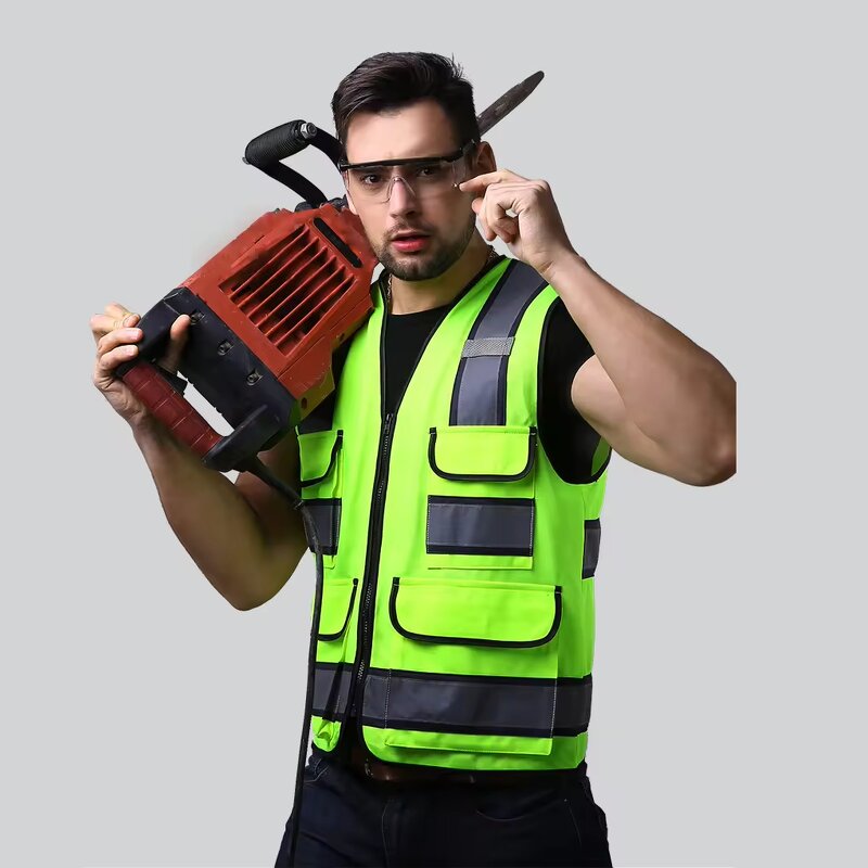 Safety Vest Manufacturer - HBC Wholesale Custom Reflective Vest for Security Work