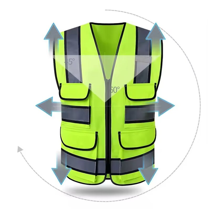 Safety Vest Manufacturer - HBC Wholesale Custom Reflective Vest for Security Work