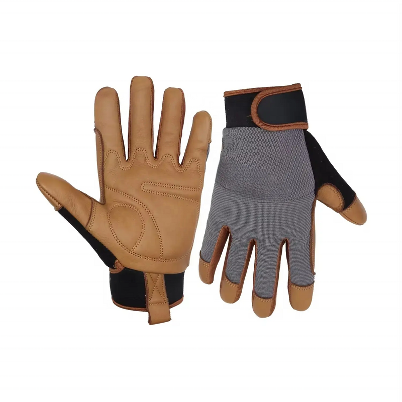 Work Gloves Manufacturer - Cowhide Grain Leather Heavy Duty for Household Garden