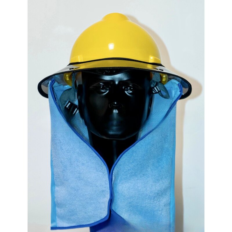 Safety Helmet Sunshade Manufacturer - Multi-colors Full Brim Mesh Hard Hat Shield