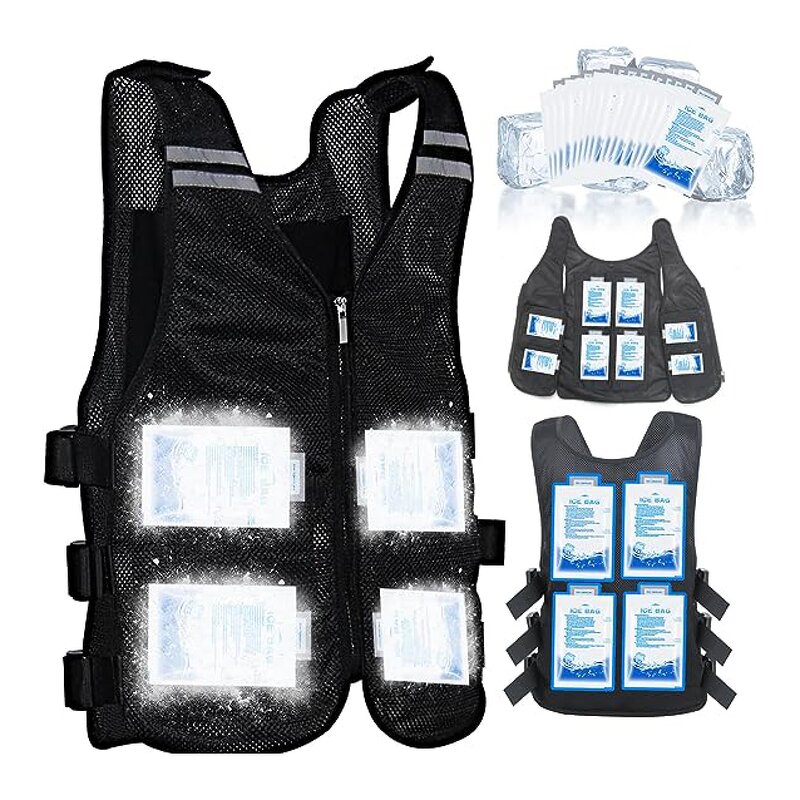 Cooling Vest Manufacturer - HBC New Technology 100%polyester Fiber with Ice Pack