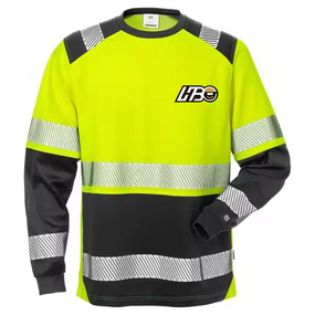 Safety Shirt Manufacturer - HBC Custom Wholesale Hi Vis Reflective Long Sleeve
