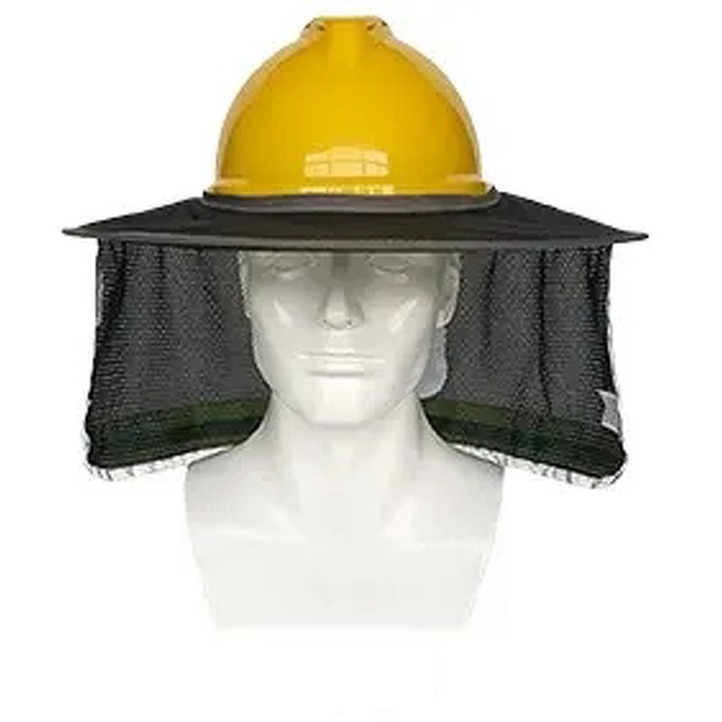 Safety Helmet Manufacturer - HBC Hard Hat with High Visibility Reflective Strip Sun Shade