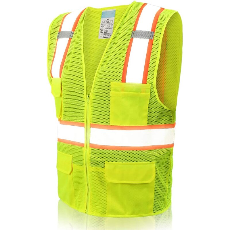 Safety Vest Manufacturer - HBC WorkWear Uniforms with Reflective Strips Comfortable