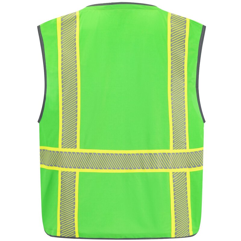 Safety Vest Manufacturer - HBC ANSI Reflective with Segmented Heat Transfer Design