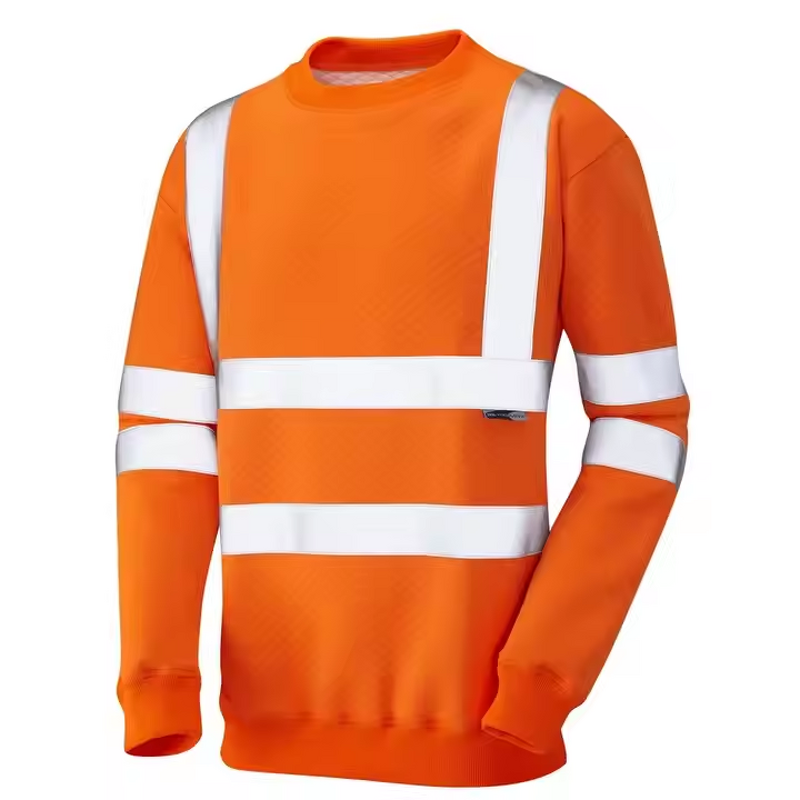 Work Shirt Manufacturer - HBC 100% Cotton Hi Vis Long Sleeve for Men Custom Logo