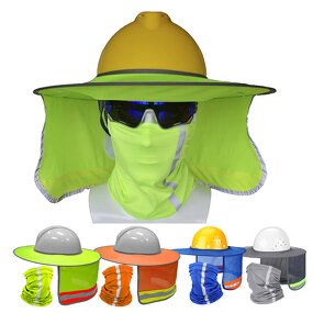 Hardhat Sun Visor Manufacturer - Mesh High Visibility Full Brim for Face Neck Shield