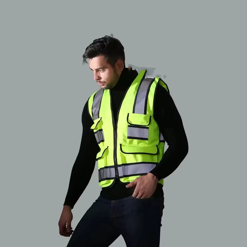 Safety Vest Manufacturer - HBC Wholesale Custom Reflective Vest for Security Work