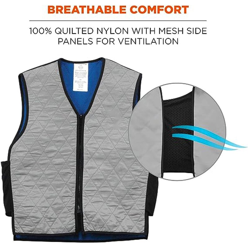 Cooling Vest Manufacturer - HBC Outdoor Fabric Lining Evaporative with Polymer/PCM