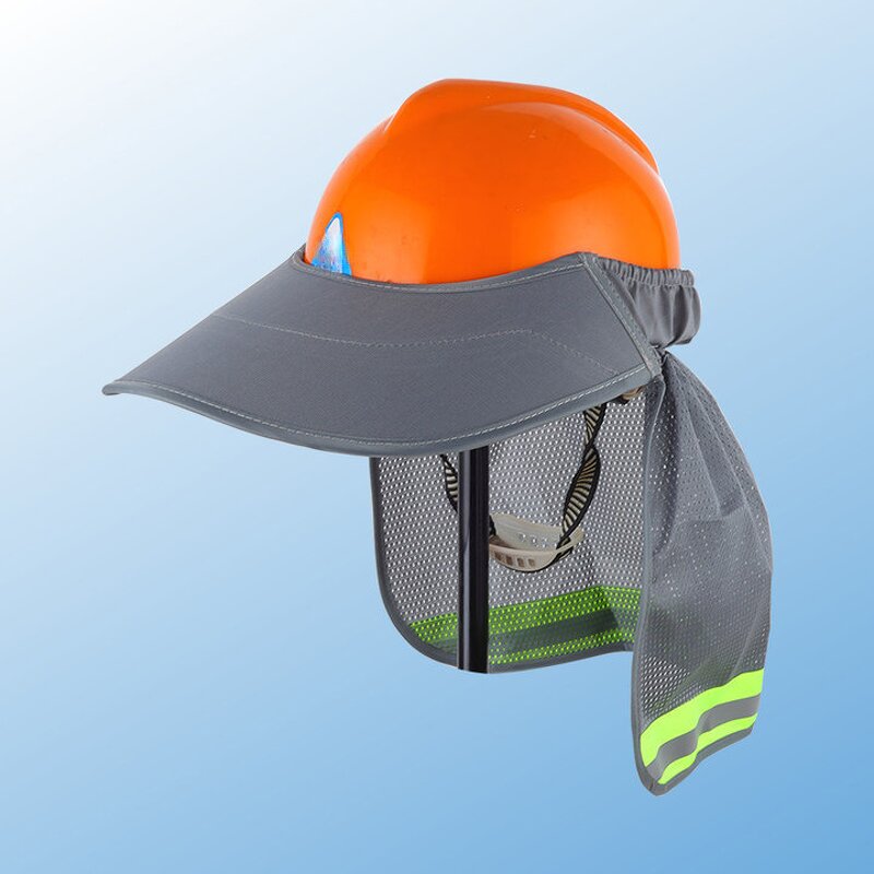 Helmet Sun Shield Manufacturer - Summer Mesh Full Brim Reflective Neck Protective
