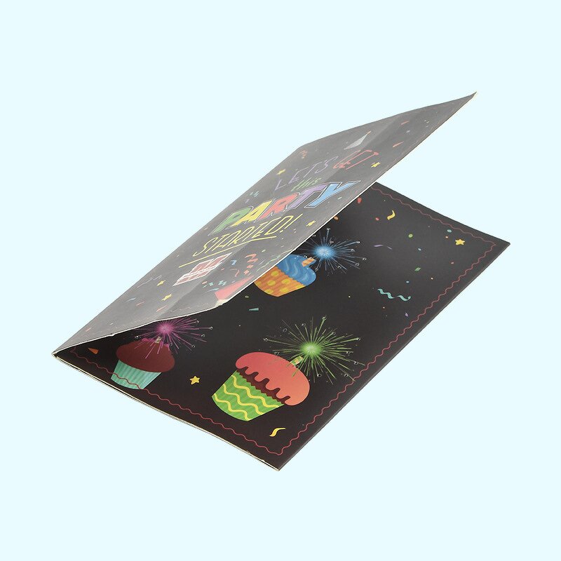 Greeting Card Manufacturer - New LED Fibre Optic Light with Music Birthday Blessing