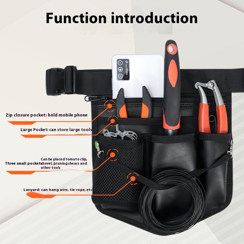 Tool Waist Bag Manufacturer - Flower Garden Gardening Pruning Scissors Saw Cleaning