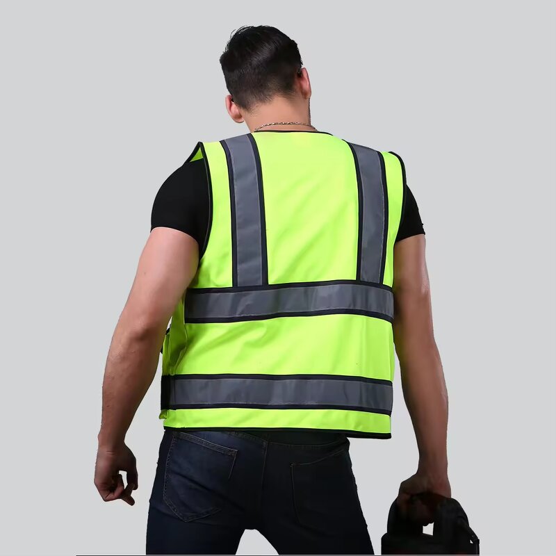 Safety Vest Manufacturer - HBC Wholesale Custom Reflective Vest for Security Work