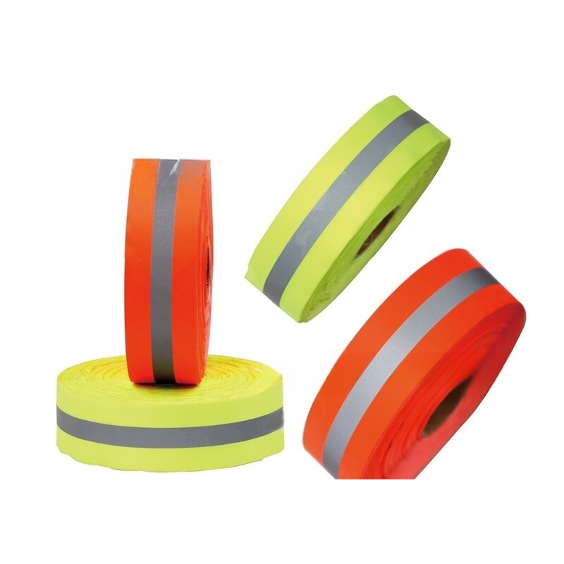 Reflective Fabric Tape Manufacturer - High Visibility Fluorescent Yellow Fire Proof FR