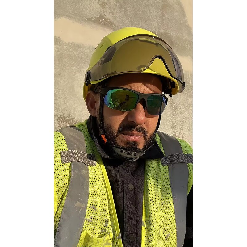 Safety Hard Hat Manufacturer - HBC ABS Rock Sports High Protection with Goggles