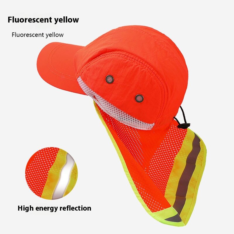 Sunshade Hats Manufacturer - Reflective for Sanitation Workers Summer Construction