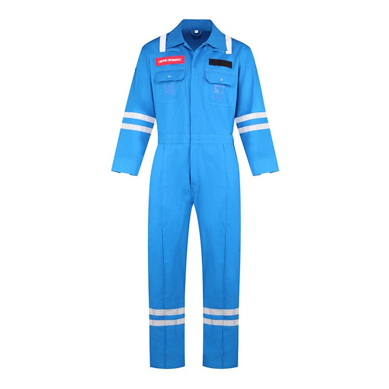 Flame Retardant Overalls Manufacturer - One-piece with Reflective Stripes Anti-static