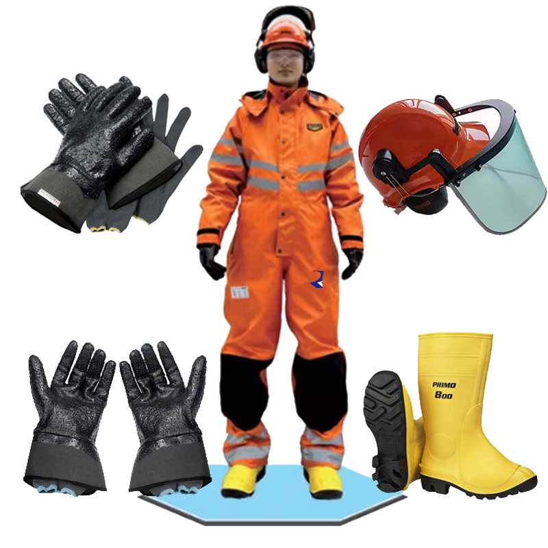 Safety Gear Manufacturer - Industrial Ship Protective Gloves and Boots 500Bar Washer