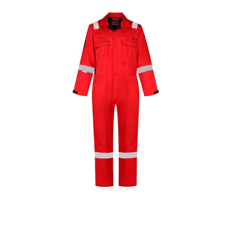 Flame Retardant Overalls Manufacturer - One-piece with Reflective Stripes Anti-static