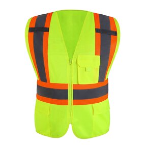Safety Work Vest Manufacturer - HBC Custom Men's Hi Vis Cotton with Reflective Tapes