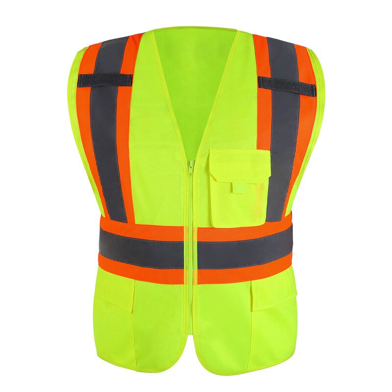Safety Work Vest Manufacturer - HBC Custom Men's Hi Vis Cotton with Reflective Tapes