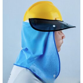 Safety Helmet Sunshade Manufacturer - Multi-colors Full Brim Mesh Hard Hat Shield