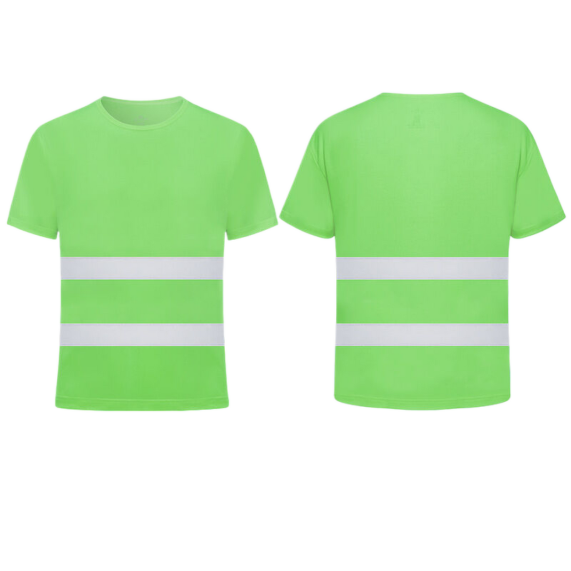 Safety Shirt Manufacturer - HBC Men's High Visibility 100% Polyester Reflective