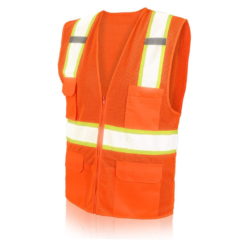 Safety Vest Manufacturer - HBC WorkWear Uniforms with Reflective Strips Comfortable