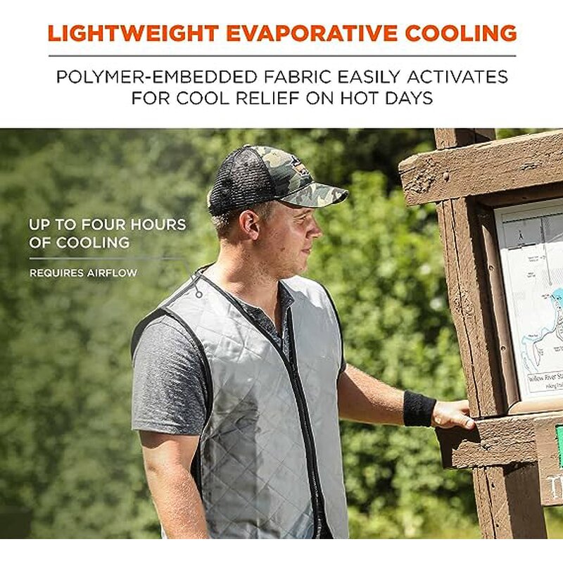 Cooling Vest Manufacturer - HBC Breathable Outdoor Summer New Evaporative Ice Vest