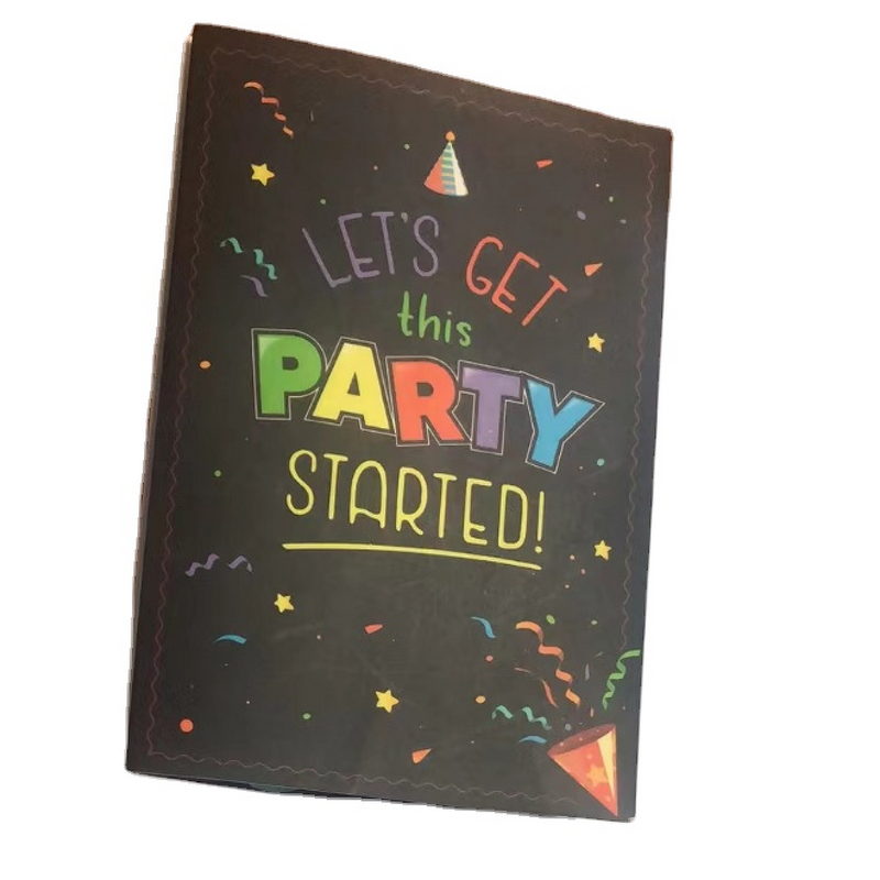 Greeting Card Manufacturer - New LED Fibre Optic Light with Music Birthday Blessing