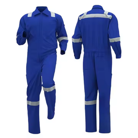 Fire Retardant Jumpsuit Manufacturer - HBC Custom All Cotton with Reflective Strip