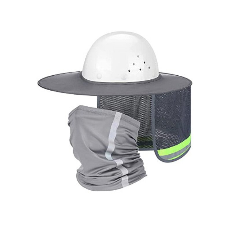 Hardhat Sun Visor Manufacturer - Mesh High Visibility Full Brim for Face Neck Shield